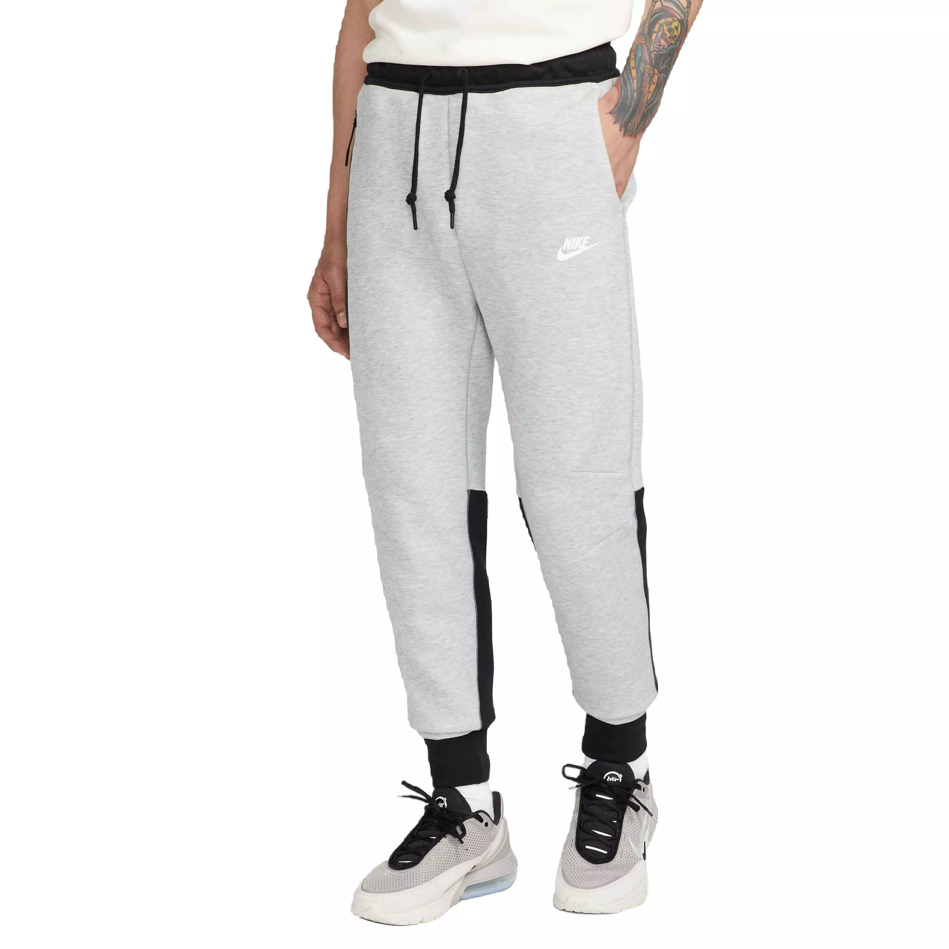 Nike tech bottoms discount black